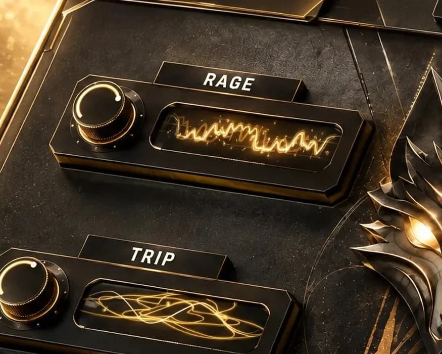 RAGE and TRIP macro, close-up from the key visual